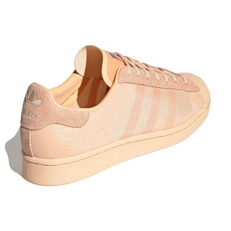 adidas Оригинальные кроссовки Superstar с низким верхом, кроссовки унисекс, ярко-оранжевые FZ5215