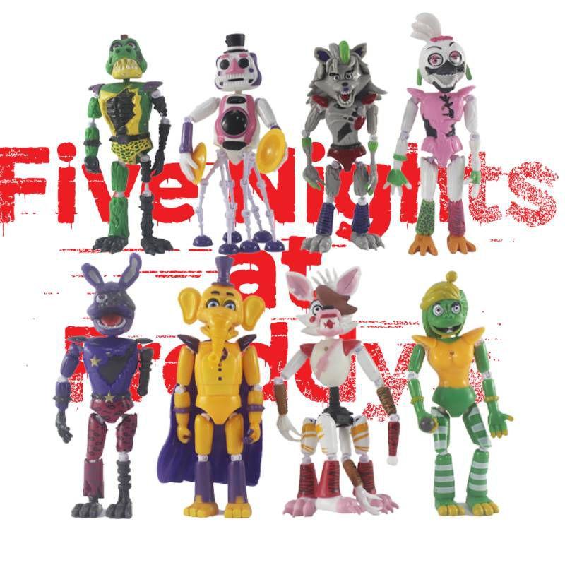 Нежное прикосновение Персонажи Fnaf Светящееся освещение Фигурки Действия Идеальный Подарок