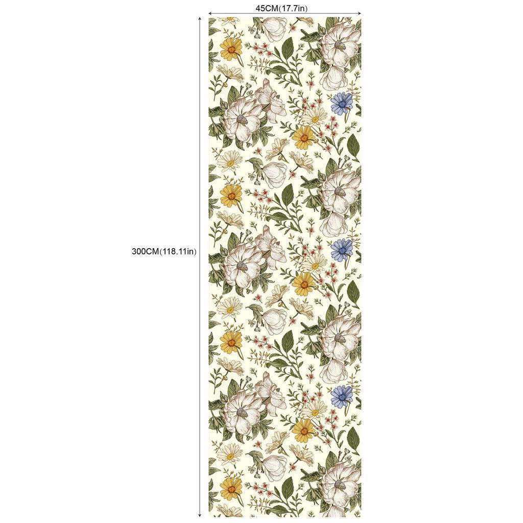 Цветочные лимонные самоклеящиеся обои для декора спальни и отеля RW181-200