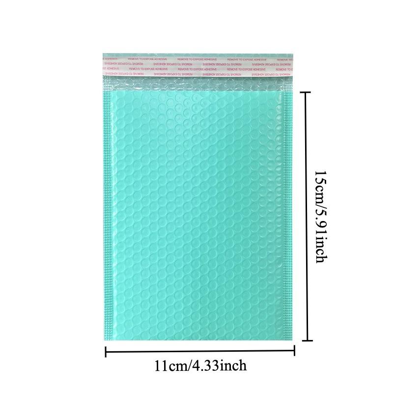 20Pcs Pink Green Blue Poly Bubble Mailers Padded Envelopes Self Seal Padded Envelopes Gift Bags Black Packaging Envelope