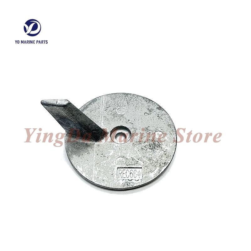664-45371-01 18-6096 41107-ZV5-000 06412-ZV5-000 For Yamaha Outboard 25/30/40/50HP For Honda 20-50HP Trim Tab Anode
