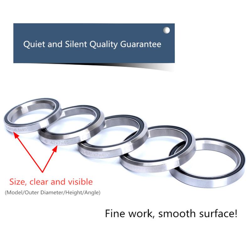 Подшипники рулевой колонки велосипеда 41,8/47/49/52 мм Антикоррозийные Аксессуары для ремонта подшипников рулевой колонки дорожного велосипеда