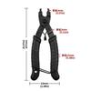 Chain Magic Buckle Bicycle Chain Clamp Quick Coupler Button Mount Rivet Lock Overhaul Removal Install Plier Bike Repair Tool