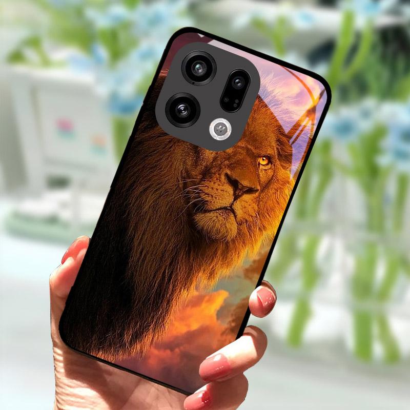 Чехол для OPPO Find X9 X9Pro X8 Pro X8S X8 Ultra Жесткий Чехол Закаленное Стекло Защитный Корпус Для OPPO FindX9 FindX8 Сумки для Телефона