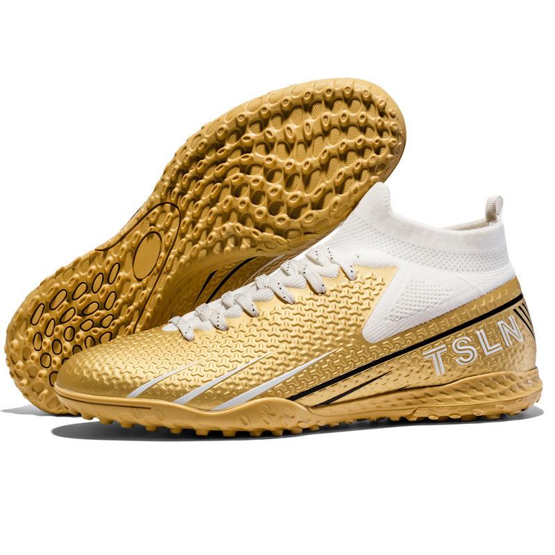 Football shoes men and women high-top youth artificial turf long nails broken nails training game shoes sports shoes