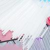 100 Пластиковых Палочек для Леденцов Пищевой Белый Трубчатый Пластиковые Палочки Для Выпечки Конфет