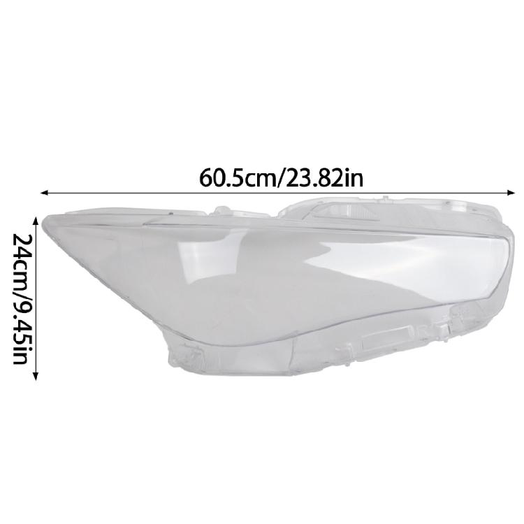 Left/Right Replacement Headlamp Cover Headlight Lens Cover IN2502157 260604HB0B 26010-4HB0A for Q50 2014-2021