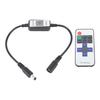 11 Key RF Mini Wireless Remote Controller Dimmer with DC 5?24V Connector for Single Color LED Strip