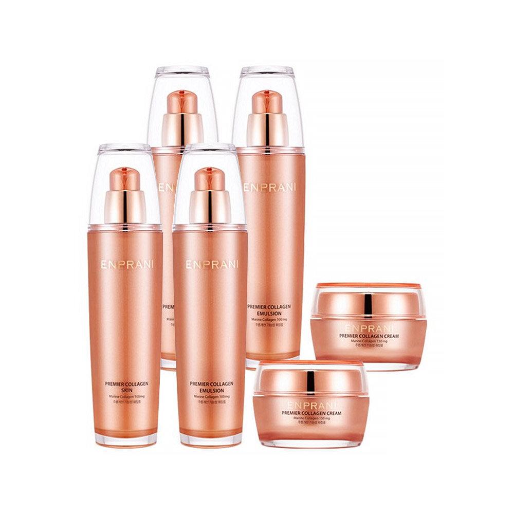 ENPRANI Premier Collagen Skincare 3-piece 2-set (Skin + Emulsion + Cream)