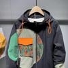 Men's Trendy Hooded Jacket: Casual Loose-Fit, Split Design for Spring & Fall Fashion