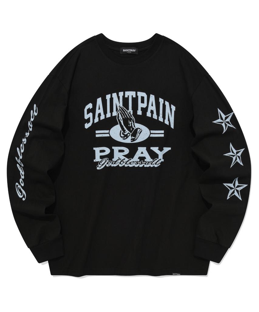 SAINTPAIN Sp Pray Hands Long Sleeve - Black