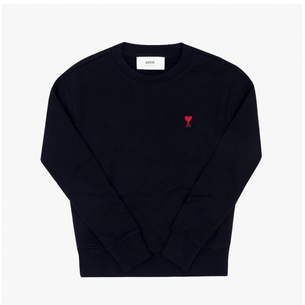 Ami Small Heart Logo Sweatshirt Bfusw035