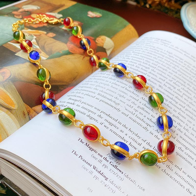 Винтажное ретро ожерелье на ключицу в придворном стиле для женщин