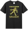Skeleton Im An Electrician If I Dance Without Music Funny Unisexs Tshirt