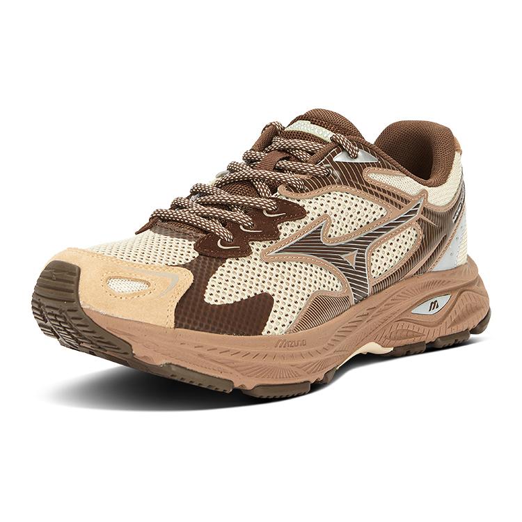 Mizuno Racer S Melade Style Sports Casual Durable Low-Top Running Shoes Unisex Sneaker Chestnut D1GH223523