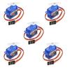 RCmall 360 Continuous Rotation Feetech FS90R Micro Servo, 6V 9G, Pack of 5