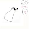 Sex Breast Clamp Clips Stainless Steel Metal Chain Nipple Shaking Clamps Breast Clip Sex Slaves Sex Toys Stimulate Sex