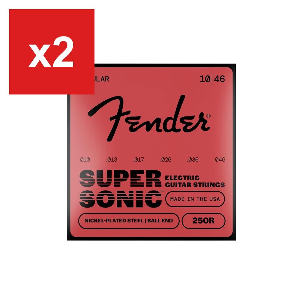 Струны для электрогитары Fender SuperSonic™ 250R Никелированная сталь .010-.046