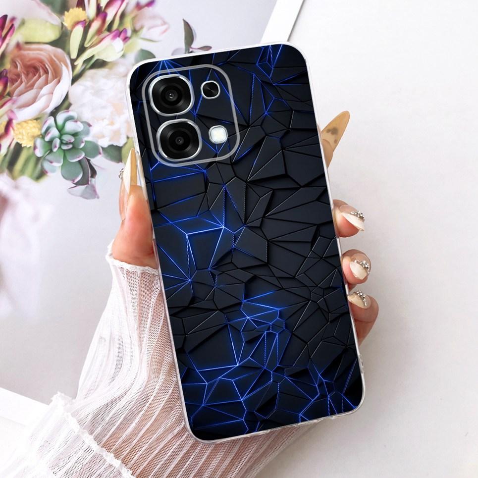Чехол для телефона Oppo A6 Pro 4G 5G На Oppo CPH2799 CPH2781 Чехол Крутой Мультяшный Дракон Лев Тигр Задняя крышка Прозрачный Мягкий силикон