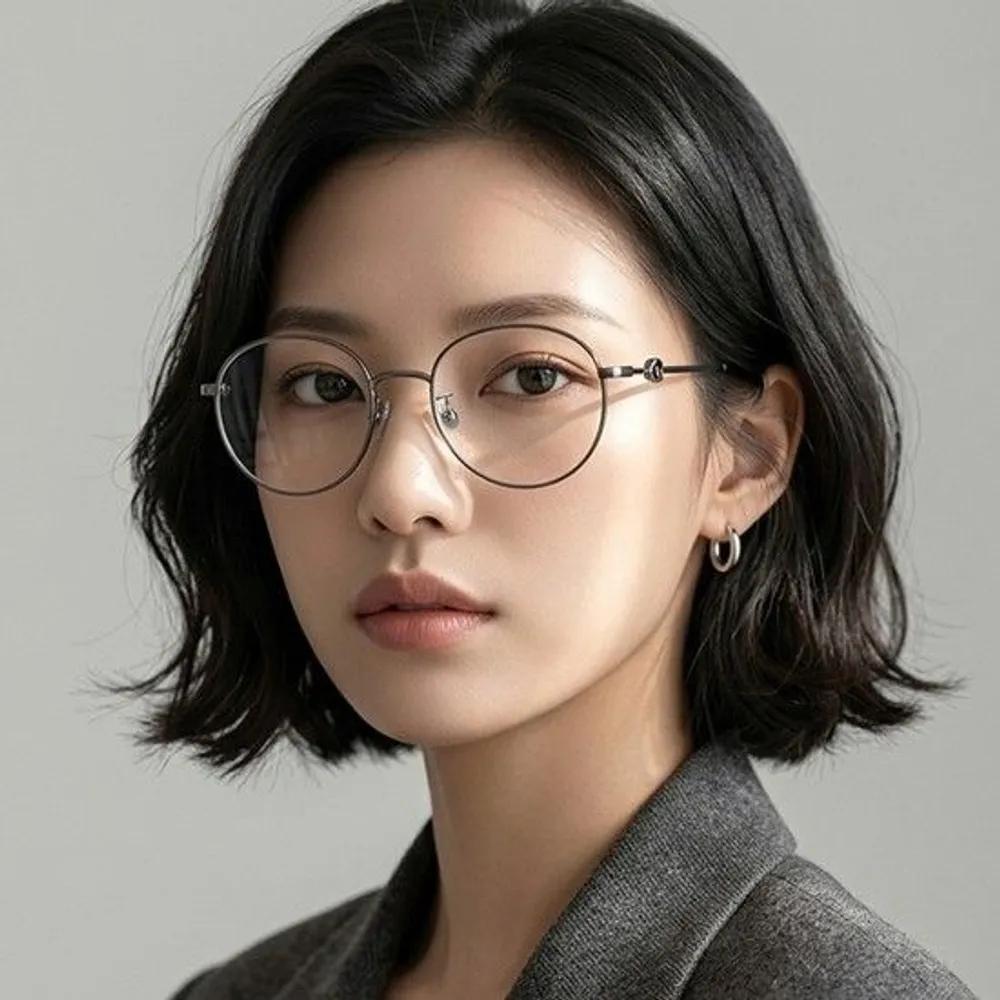 Eyeglass Frame ML5138D 008 Round Metal Frame Retro Fashion