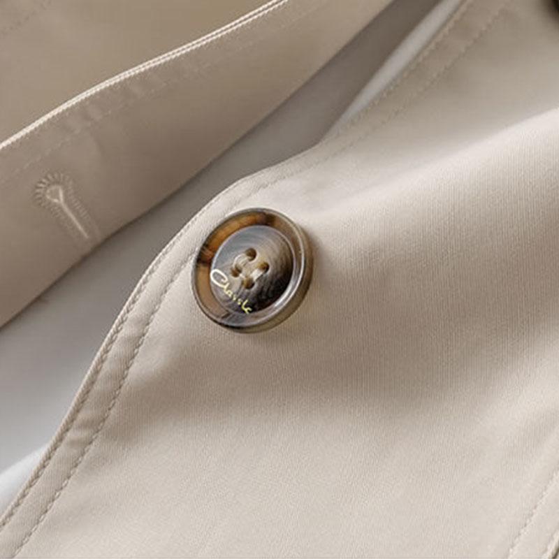 Женская ветровка, весенне-осеннее пальто, тонкая женская ветровка средней длины в корейском стиле