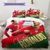 Криштиану Роналду  Постельное белье с рисунком  Комплект с одеялом  Домашний декор  Подарок (1 пододеяльник + 2 наволочки без наполнителя)