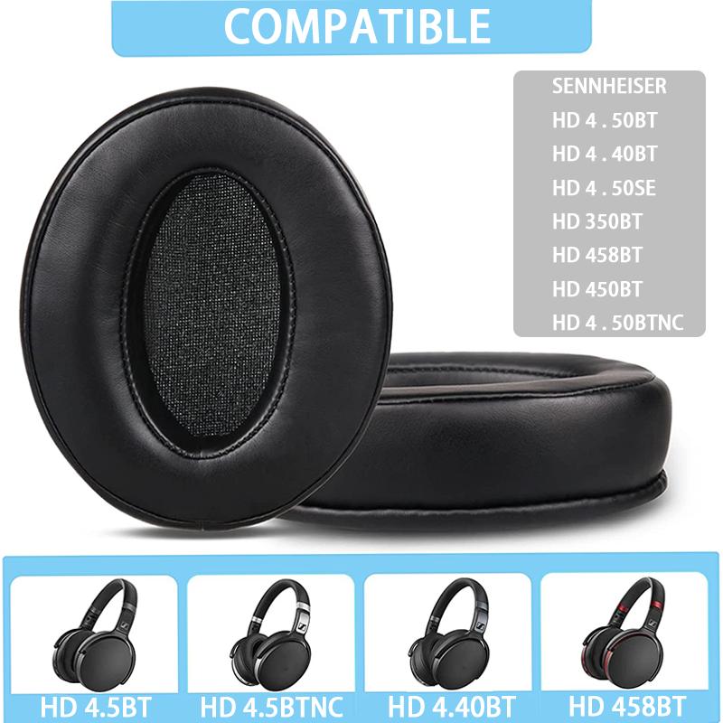 Амбушюры для Sennheiser HD 4.50BTNC Сменные амбушюры HD 4.50BT Амбушюры для наушников HD 450 Подушки HD 4.40BT Поролоновая накладка