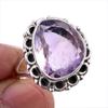 Натуральный аметрин драгоценный камень 925 цельное серебро ювелирное изделие кольцо размер 7.5 f4H86