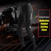 Men"s Reflective Bicycle Pants Gel Padded Cycling Tights Leggings Outdoor Riding Bike Pants
