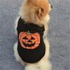 Pet Dog Cat Pumpkin Halloween Apparel Costumes Dog Cotton Shirts Puppy Clothes Halloween Pet Pumpkin Costume Holiday Pet Decor