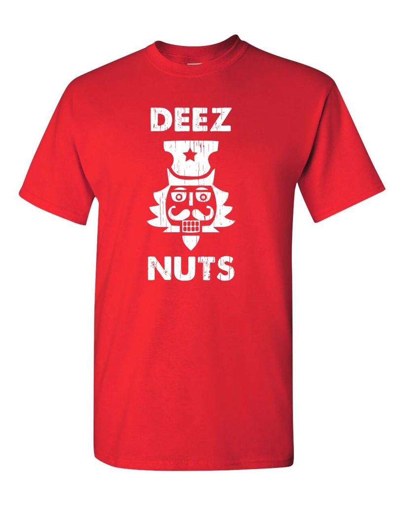 Deez Nuts Nutcracker Merry Christmas Funny Unisex Adult Tee Shirt 1876