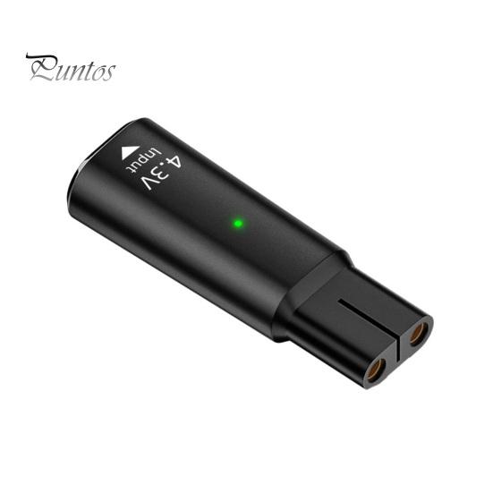 Type-C Shaver Power Adapter for Philips 4.3V/5V/8V/15V Aluminum Alloy Electric Shaver Charging Convertor Connector with LED Indicator