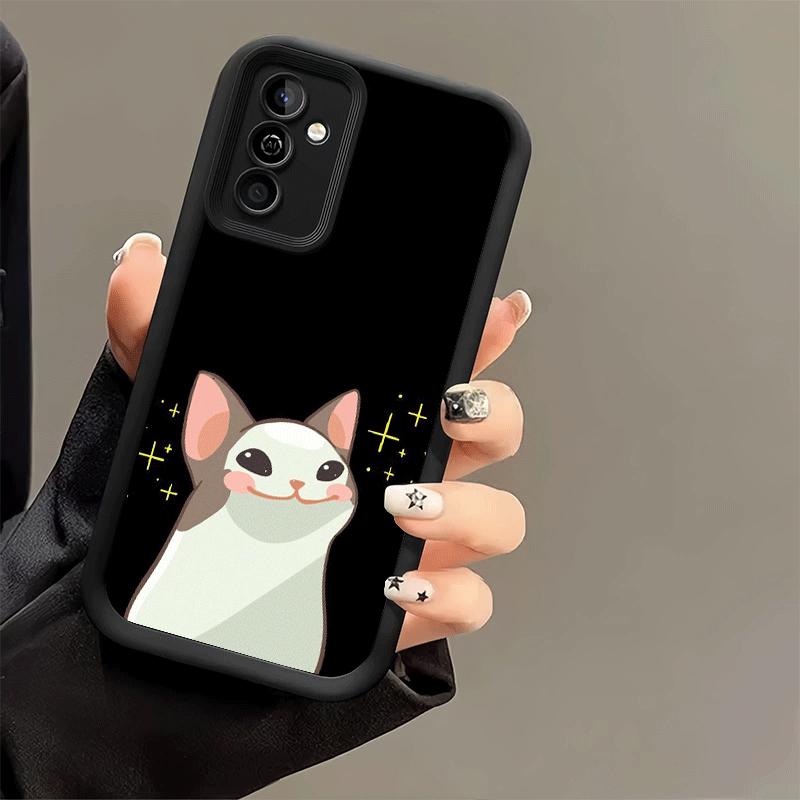 Чехол для телефона для Samsung Galaxy A17 A16 A15 A14 A13 Смешные кошки Модный стиль A56 A36 A26 A55 A35 A25 A54 A34 A24 A53 A33 A23 A07 A