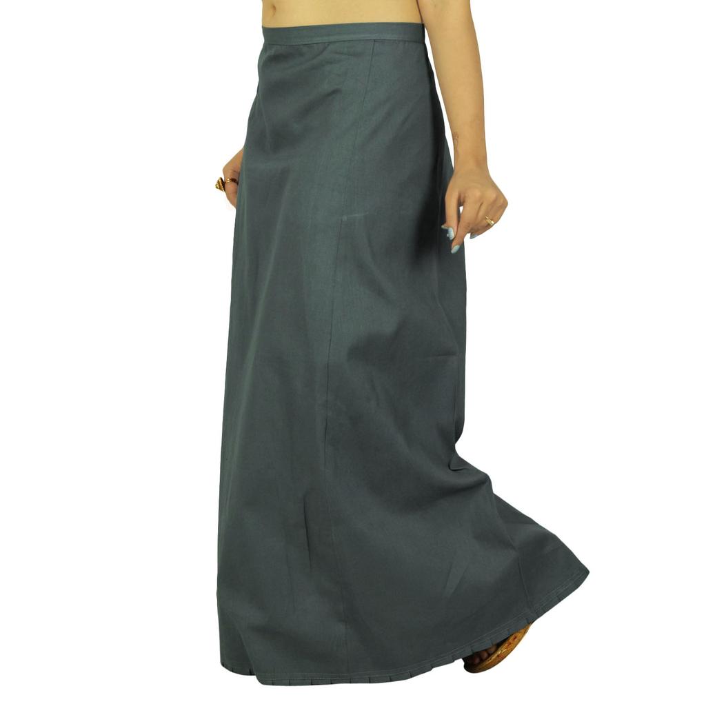 Твердым хлопком Болливуда сшитая Инскирд подкладка индийской юбки для сари