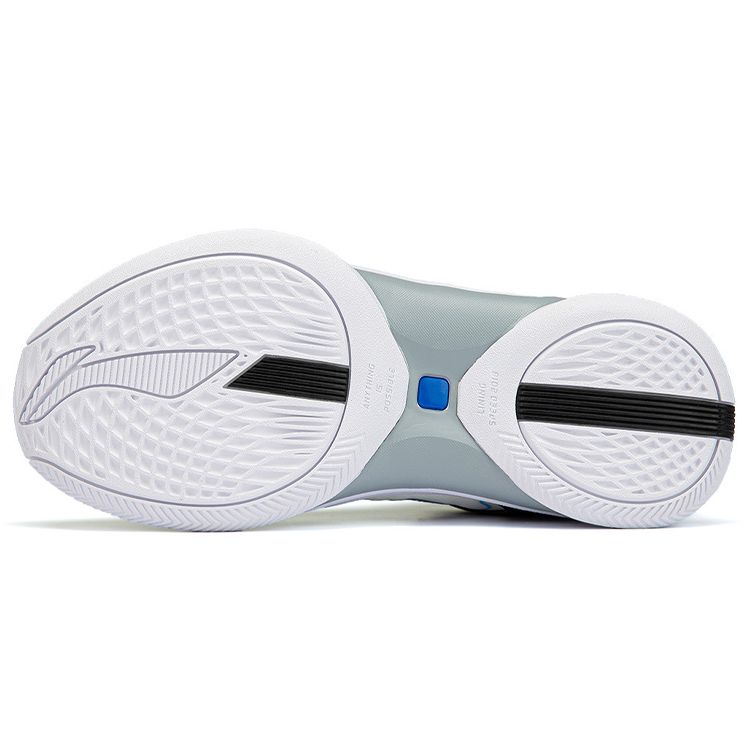 Li-Ning Прочные нескользящие дышащие низкие баскетбольные кроссовки мужские кроссовки белые черные ABPR069-1