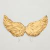 Adult Women Girls Swallow Wings Angel Feather Wings Princess Gold Wing Model Catwalk Stage Party Performance Halloween Dress Up