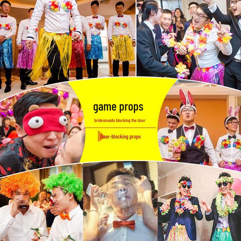 Wedding Prank Props: Funny Groom and Groomsmen Games Set