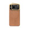 Керамический чехол из арамидного волокна для iPhone 17 Pro Max со встроенной подставкой-держателем для объектива, Ультратонкий защитный чехол для iPhone 17 Pro
