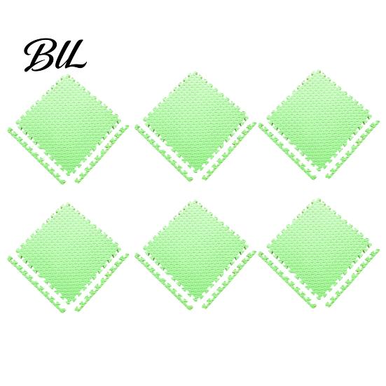 Gym Flooring Tiles 6Pcs Floor Mats, EVA Foam Puzzle Interlocking for Adjustable Room Cover Home Gym, Kids Play Areas, Kitchen Flooring, 11.8"