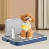 Dog Bathroom Tray with Guard, Nonslip Design for Pee Pads and Small Medium Dogs