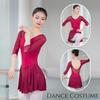Ballet Leotards For Women Gymnastics Leotard Dance Leotard With Soft Mesh Skirt Cotton Ballroom Ballet Costume