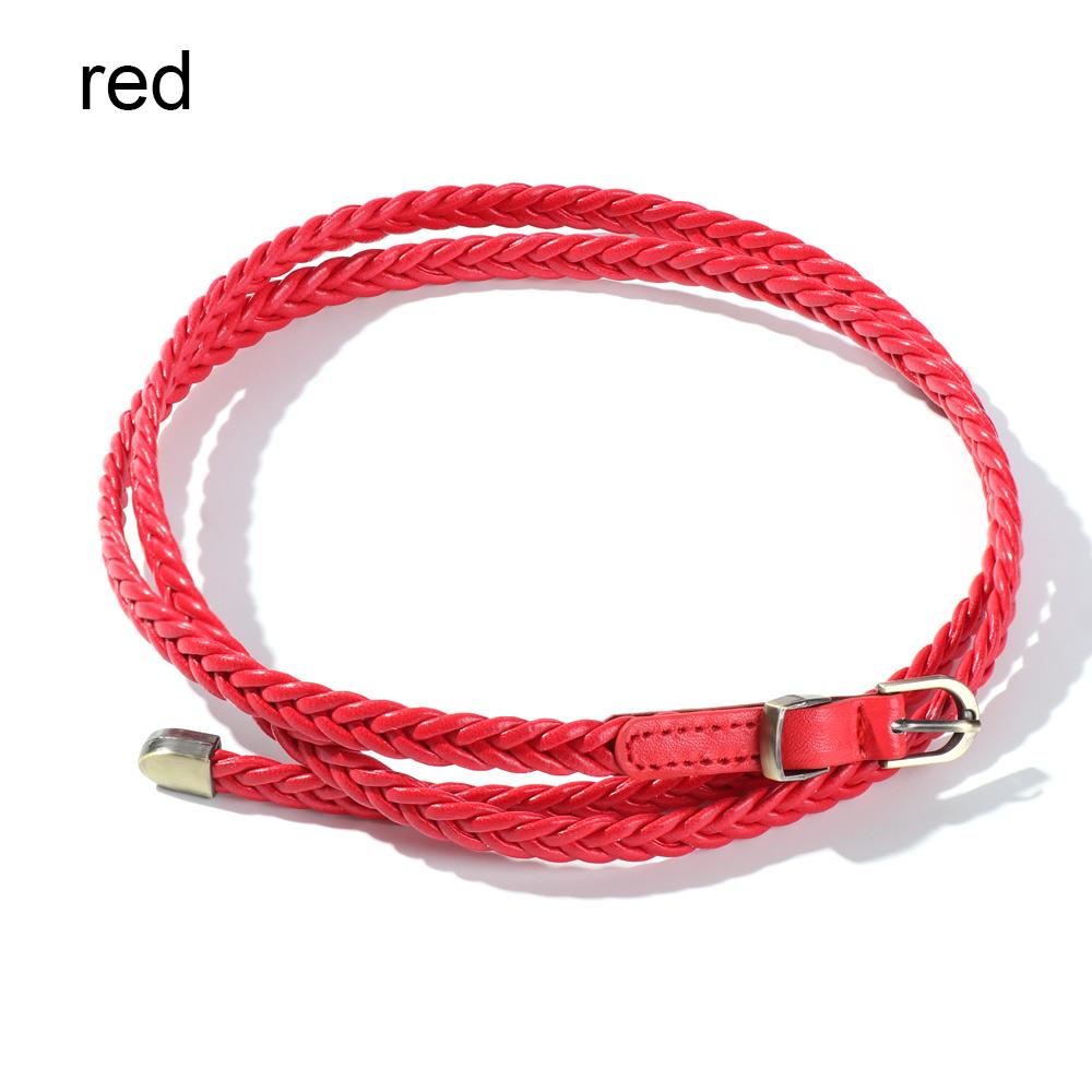 Модные конфетные цвета изящные ремни из искусственной кожи тонкий пояс регулируемый ремень ремешок для платья