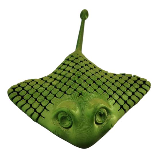 3D-печатная скат-манта, игрушка-антистресс, шарнирная фигурка ската-манты, гибкая фигурка морского животного, украшение для стола для дома и офиса