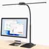 KableRika LED Desk Lamp, Dual Light Source, 12W, Stable Stand Lamp with 4 Color Temperatures, 4 Dimming Levels, Bright Brightness, 30-Minute Timer,