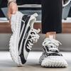 Men's Shoes Fashion Trend Mesh Breathable Thick Bottom Shoes Outdoor Anti-slip Comfortable Sneakers Casual Running Shoes White Shoes