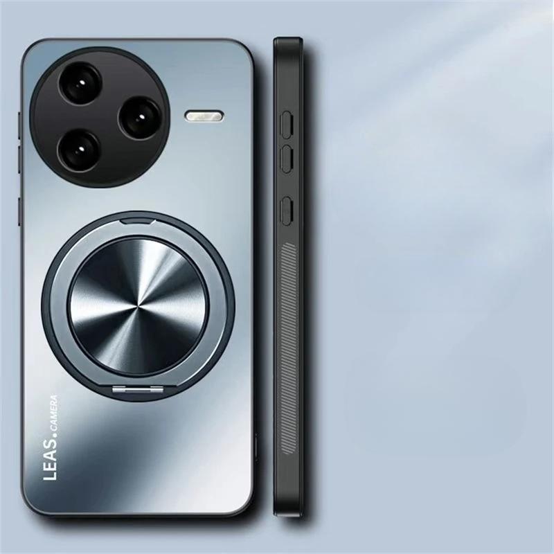 Матовый магнитный чехол POCO F7 Ultra Противоударный жесткий бампер Подставка Держатель Чехлы для POCO F7 Ultra F7Pro Накладка