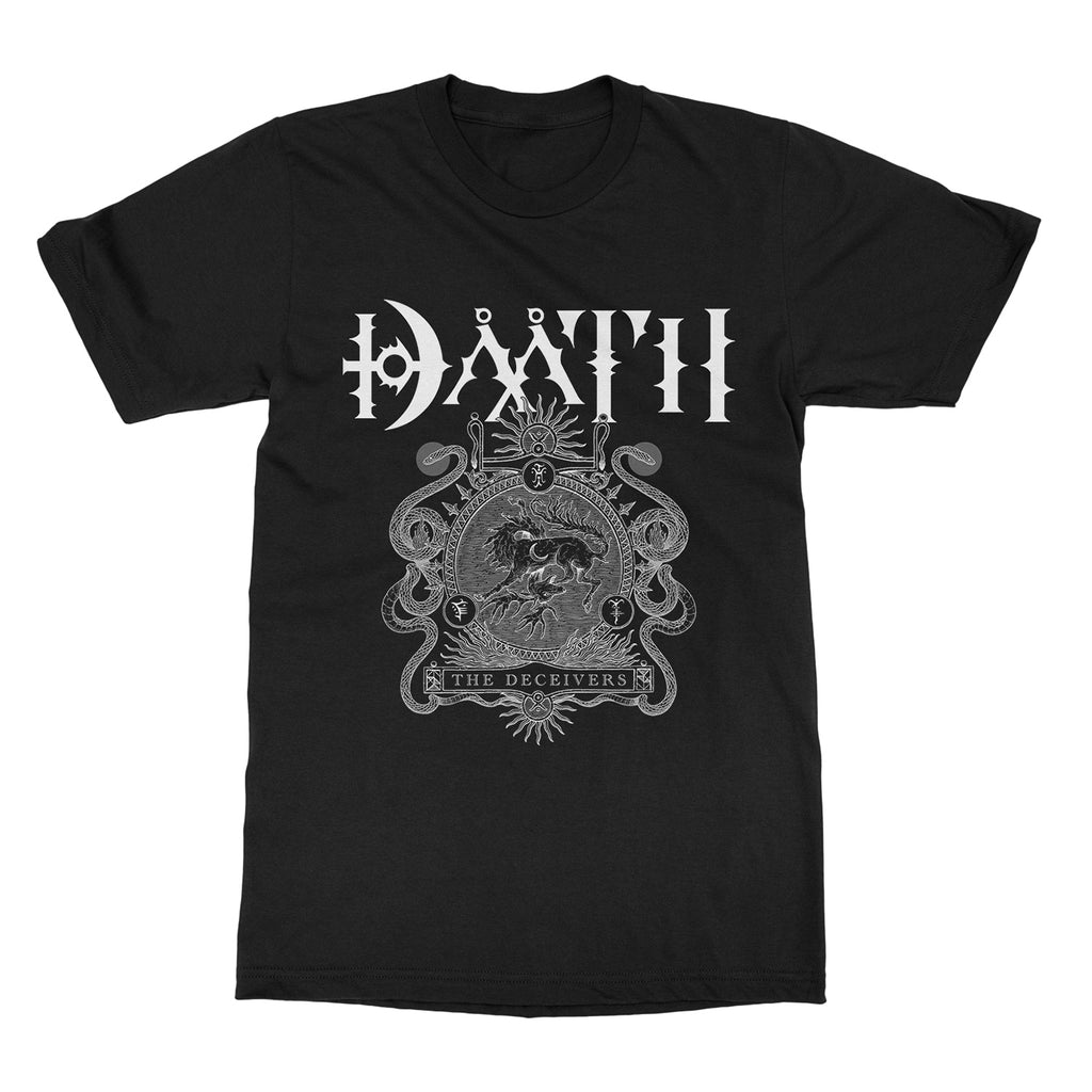 Футболка с графикой группы Daath, хлопковая, унисекс, летняя, с коротким рукавом, модный бренд, роскошная, повседневная, винтажная, ретро, топ