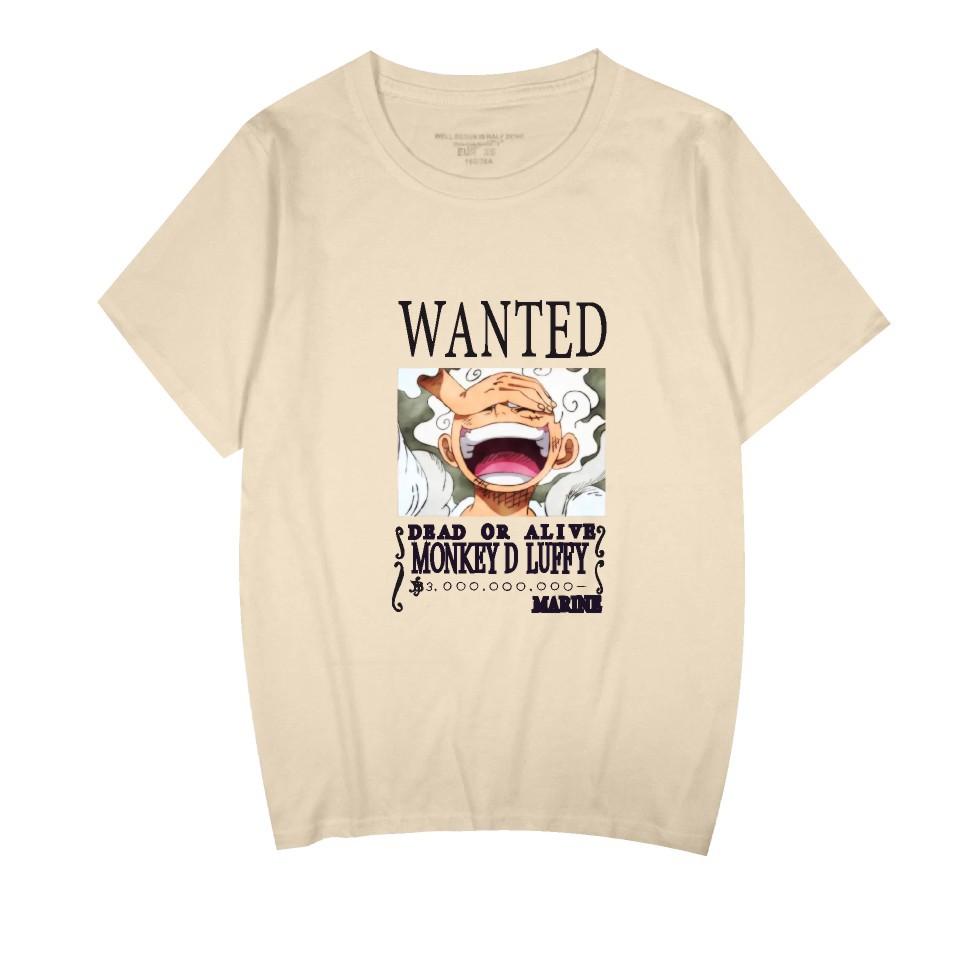 Футболка ONE PIECE с мультяшным принтом Графическая Летняя Одежда Оверсайз Короткий Рукав Смешной Повседневный Женский Топ