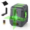 Enventor Laser Marker Green Cross Line Laser Class II Green Laser Level Mini Laser Marker Automatic Correction Tilt Mode Portable Easy To Operate