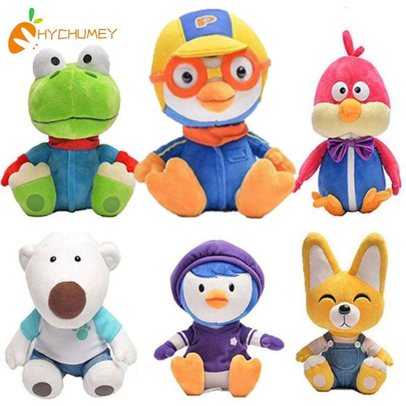 Cute Pororo Little Penguin Plush Toy Doll For Kids Soft Stuffed Anime Cartoon Character